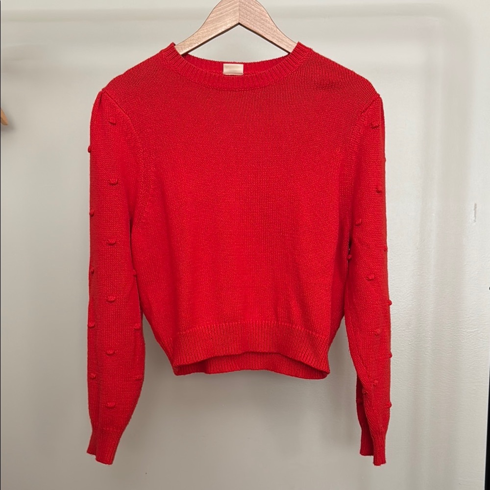 Levi's Bright Red Crew Neck Sweater